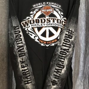Harley Davidson Woodstock mens long sleeve Tshirt